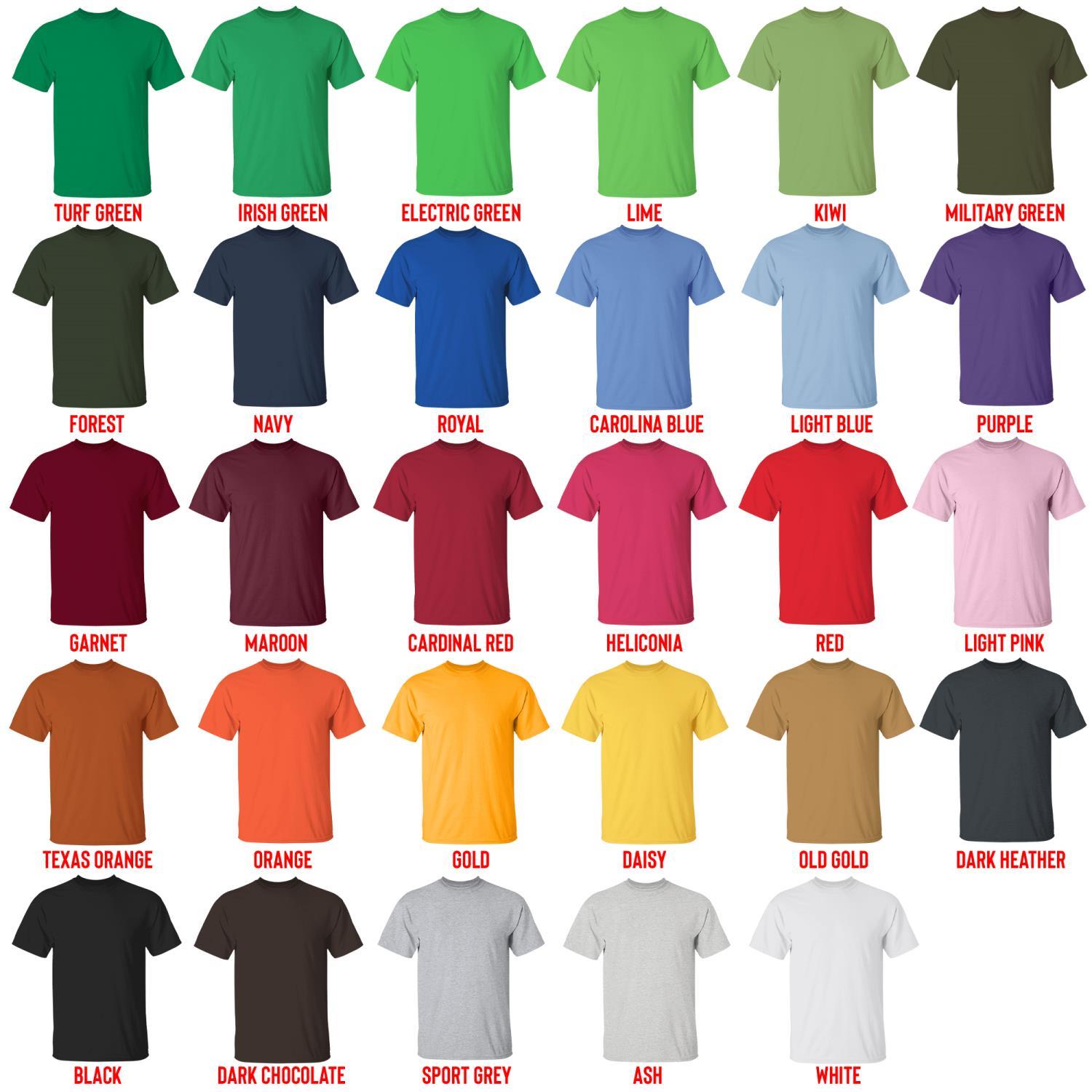t shirt color chart - Dr. Stone UK Shop