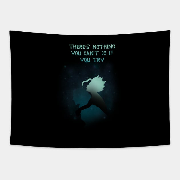 Senku Quote Tapestry