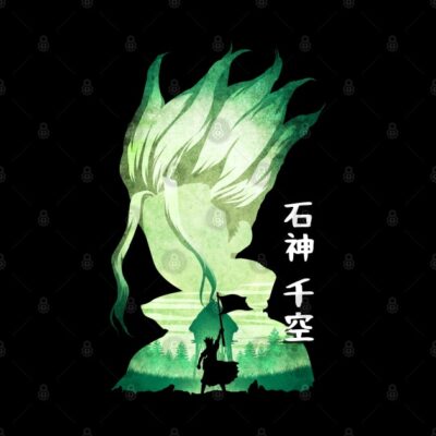 Alternative view of Silhouette Senku Phone Case
