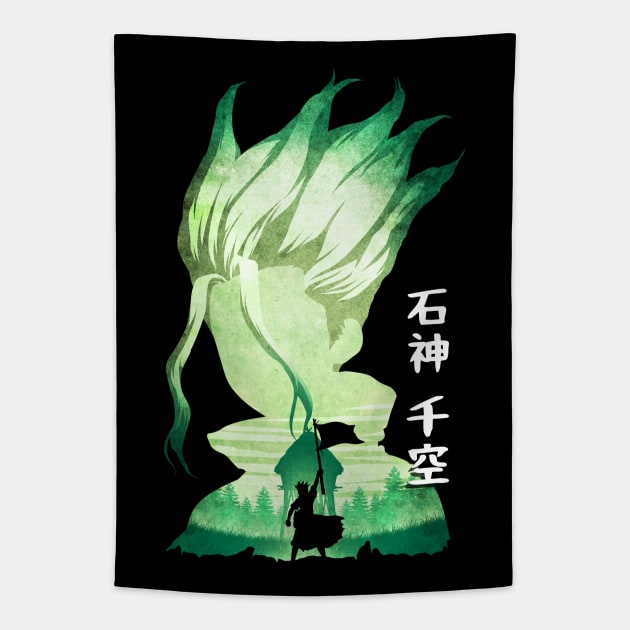 New Minimalist Silhouette Senku Tapestry
