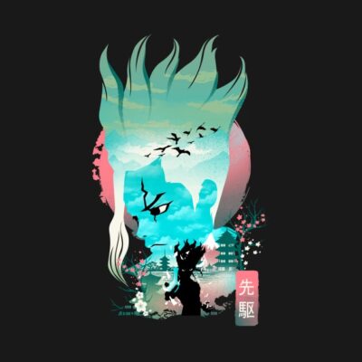 Alternative view of Senku Landscape T-Shirt