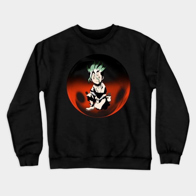 Closed Eyes Chibi Crewneck Sweatshirt