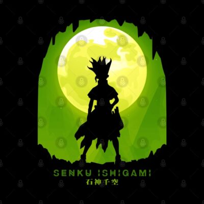 Alternative view of Senku Ishigami Green Color Tapestry