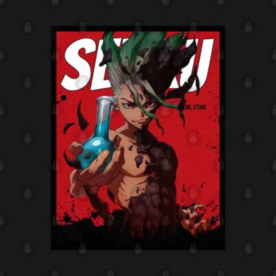 Alternative view of Senku Red Comic Design Tank Top