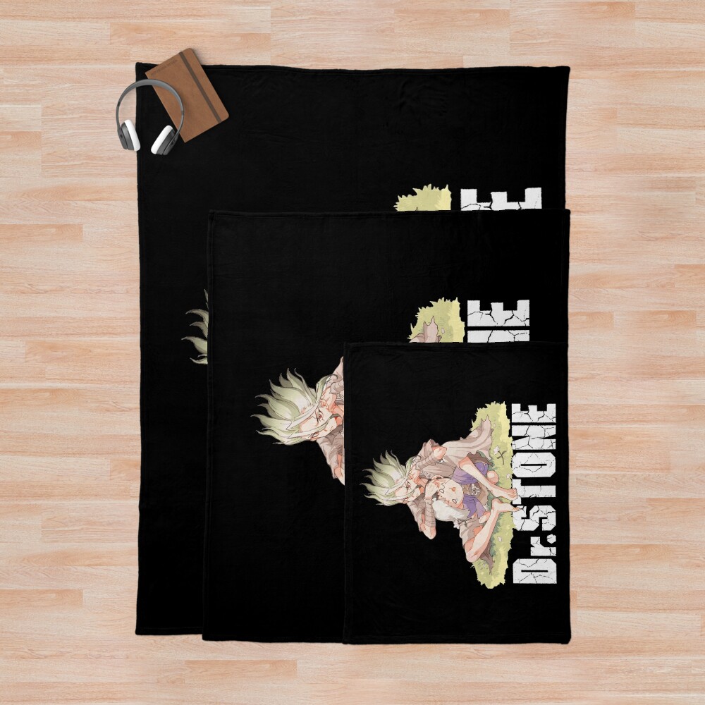 Fanart Dr Stone Throw Blanket - Image 3