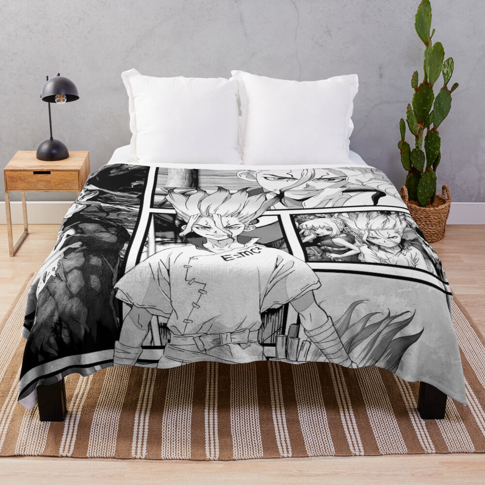 New Manga Style 45 Throw Blanket